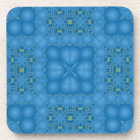 Blaue Erinnerungen Untersetzer (Vorderseite)