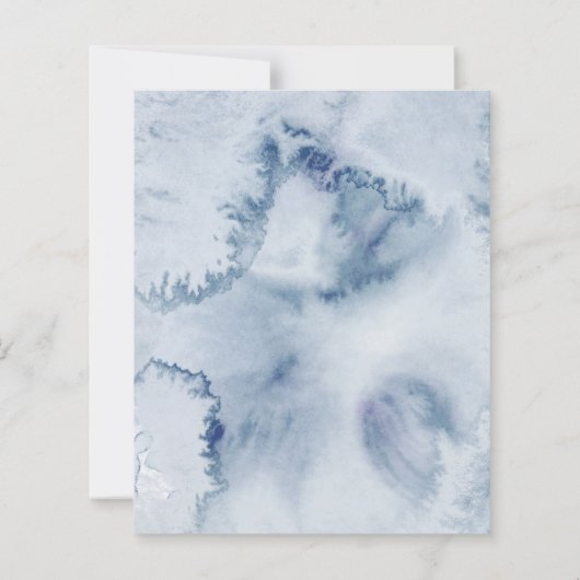 Blaue Eukalyptus-Hochzeit (Rückseite)