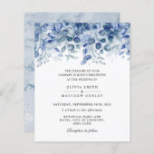 Blaue Eukalyptus-Hochzeit (Vorne/Hinten)