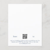 Blaue Eukalyptus-Hochzeitsreise (Rückseite)