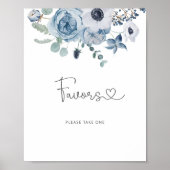 Blaue Eukalyptusfavoriten Poster (Vorne)