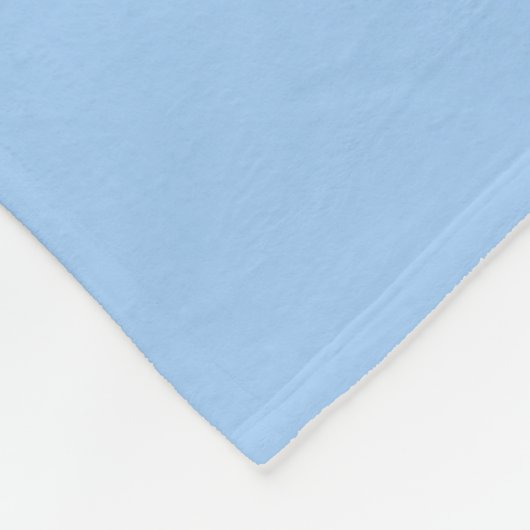Blaue Eule Fleecedecke (Ecke)