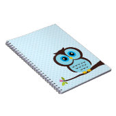Blaue Eule Notizblock (Rechte Seite)