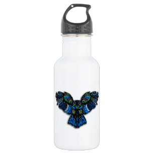 Blaue Eule Trinkflasche