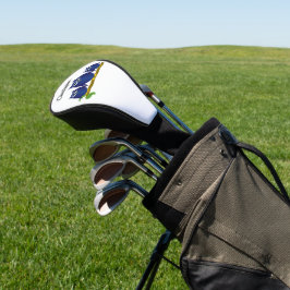 Blaue Eulen Design Personalisiert Golf Headcover