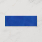 Blaue EuroVisitenkarte Mini Visitenkarte (Rückseite)