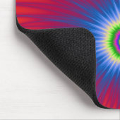 Blaue Explosion der Mousepad auf Rot (Ecke)