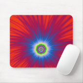 Blaue Explosion der Mousepad auf Rot (Mit Mouse)