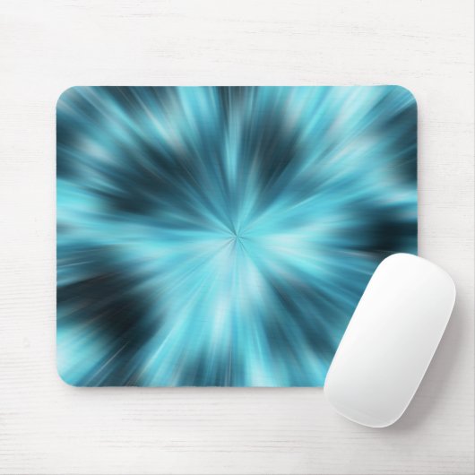 blaue Explosion Mousepad (Mit Mouse)
