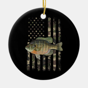 Blaue Fahne Keramik Ornament