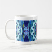 Blaue Fahnen Kaffeetasse (Links)