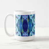 Blaue Fahnen Kaffeetasse (Links)