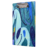 Blaue Fahnen Klemmbrett (Links)