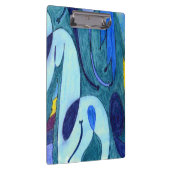 Blaue Fahnen Klemmbrett (Rechts)