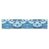 Blaue Fahnen Kurzer Tischläufer (Horizontal)