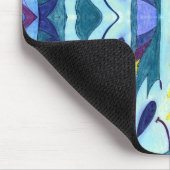 Blaue Fahnen Mousepad (Ecke)