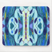 Blaue Fahnen Mousepad (Vorne)