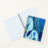 Blaue Fahnen Notizblock (Innenseite)