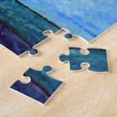 Blaue Fahnen Puzzle (Seite)