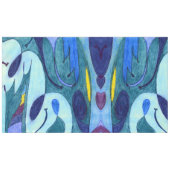 Blaue Fahnen Tischdecke (Vorderseite (Horizontal))