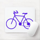 Blaue Fahrrad-Mausunterlage kundenspezifisch Mousepad (Mit Mouse)