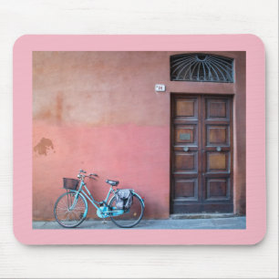 Blaue Fahrrad-Mausunterlage Mousepad
