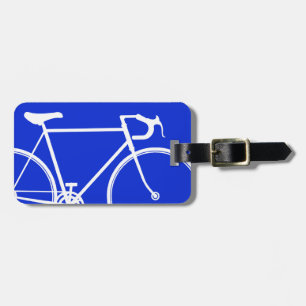 Blaue Fahrrad Reise-Taschen-Umbau-Schablone Gepäckanhänger