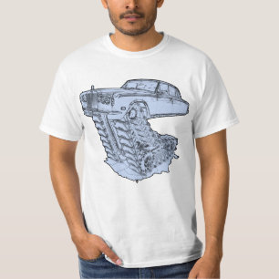 Blaue Fantasie Rolls Royce T-Shirt