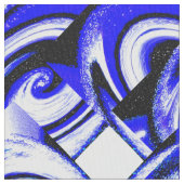 Blaue Fantasie Stoff (Nahaufnahme)