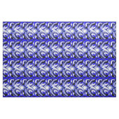 Blaue Fantasie Stoff (Yard (91,4 cm))