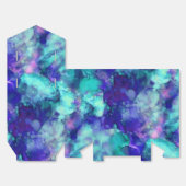 Blaue Fantasy Aquarellfarben: Geschenkschachtel (Ungefaltet)