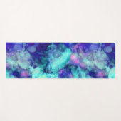 Blaue Fantasy Aquarellfarben: Yogamatte (Vorderseite (Horizontal))