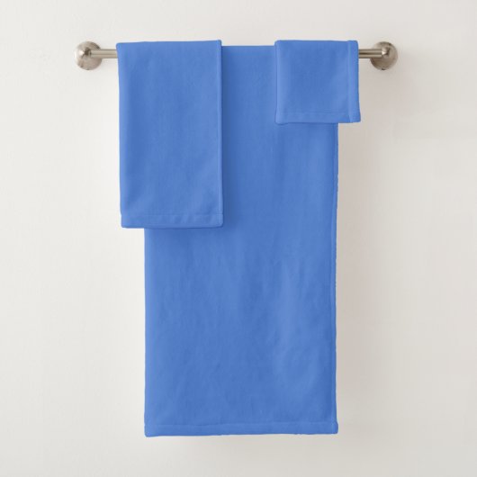 Blaue Farbe Badhandtuch Set (Insitu)