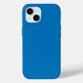 Blaue Farbe Case-Mate iPhone Hülle (Rückseite)