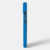 Blaue Farbe Case-Mate iPhone Hülle (Rückseite / Links)