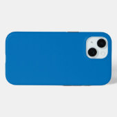 Blaue Farbe Case-Mate iPhone Hülle (Rückseite (Horizontal))