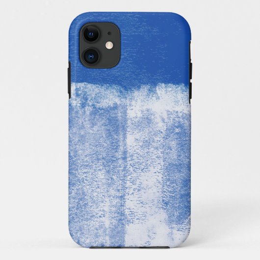 Blaue Farbe Case-Mate iPhone Hülle (Rückseite)
