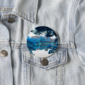 Blaue Farbe cool, einzigartige Natur, See Button (Beispiel)
