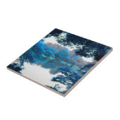 Blaue Farbe cool, einzigartige Natur, See Fliese (Seite)