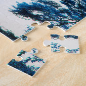 Blaue Farbe cool, einzigartige Natur, See Puzzle (Seite)