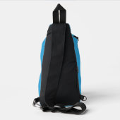 Blaue Farbe Crossbody Bag (Rückseite)