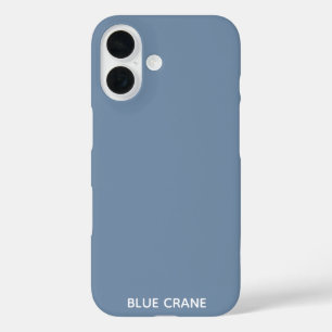 Blaue Farbe des Krans iPhone 16 Hülle