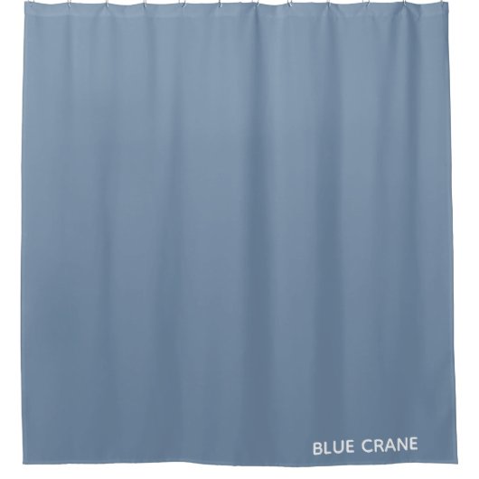 Blaue Farbe des Krans Duschvorhang (Vorderseite)