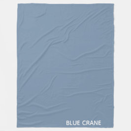 Blaue Farbe des Krans Fleecedecke