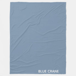 Blaue Farbe des Krans Fleecedecke