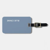 Blaue Farbe des Krans Gepäckanhänger (Vorderseite horizontal)