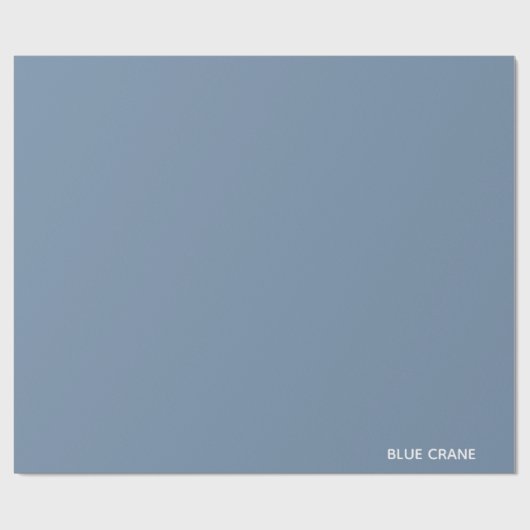 Blaue Farbe des Krans Geschenkpapier (Flach)