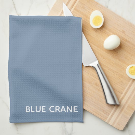 Blaue Farbe des Krans Geschirrtuch (Viertel Falte)