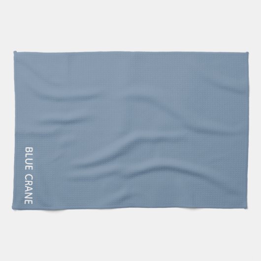 Blaue Farbe des Krans Geschirrtuch (Horizontal)