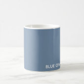 Blaue Farbe des Krans Kaffeetasse (Mittel)